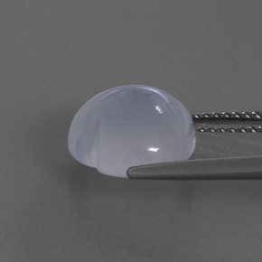 4.81캐럿 천연 라벤더 블루 옥수, 투명한, 투명/반투명