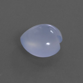 4.16캐럿 천연 라벤더 블루 칼세도니, 투명한, 11.1×11.1 mm, 투명/반투명