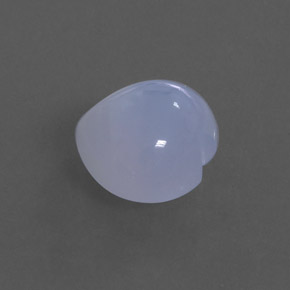4.52캐럿 천연 라벤더 블루 칼세도니, 투명한, 10.9×10.5 mm, 투명/반투명