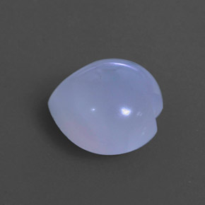 4.77캐럿 천연 라벤더 블루 칼세도니, 투명한, 11.1×11.1 mm, 투명/반투명