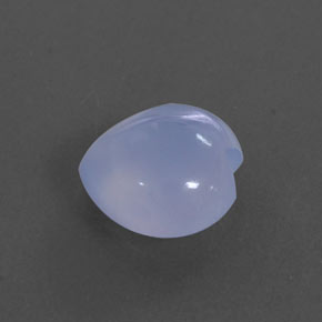 2.03캐럿 천연 라벤더 블루 칼세도니, 투명한, 8.8×8.8 mm, 투명/반투명