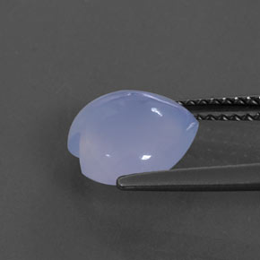 2.03캐럿 천연 라벤더 블루 칼세도니, 투명한, 8.8×8.8 mm, 투명/반투명