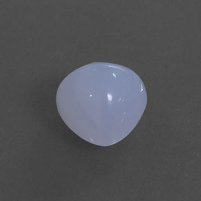 2.25캐럿 천연 라벤더 블루 칼세도니, 투명한, 8×7.9 mm, 투명/반투명