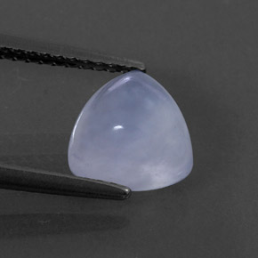 1.74캐럿 천연 라벤더 블루 칼세도니, 투명한, 8×8 mm, 투명/반투명