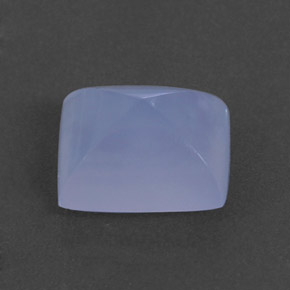 3.20캐럿 천연 라벤더 블루 칼세도니, 투명한, 9.8×8.1 mm, 투명/반투명