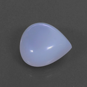 5.61캐럿 천연 미디엄 라이트 바이올렛 칼세도니, 투명한, 12.3×12.1 mm, 투명/반투명