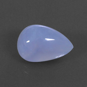 5.49캐럿 천연 라벤더 블루 칼세도니, 투명한, 13.3×9.3 mm, 투명/반투명
