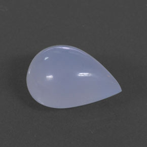 5.59캐럿 천연 라벤더 블루 칼세도니, 투명한, 13.6×10.3 mm, 투명/반투명