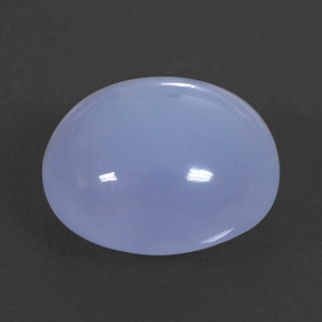 8.91캐럿 천연 라벤더 블루 칼세도니, 투명한, 14.2×12.3 mm, 투명/반투명