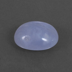 3.02캐럿 천연 라벤더 블루 칼세도니, 투명한, 11.2×8.8 mm, 투명/반투명