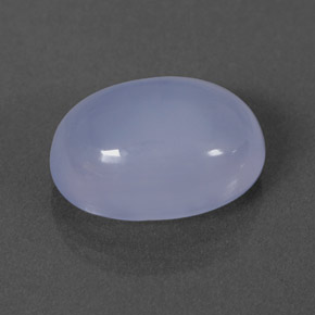 3.03캐럿 천연 라벤더 블루 칼세도니, 투명한, 11.1×7.9 mm, 투명/반투명