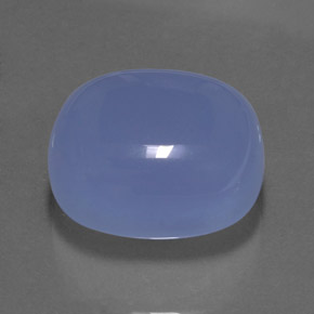 34.70캐럿 천연 라벤더 블루 칼세도니, 투명한, 21.1×17.7 mm, 투명/반투명