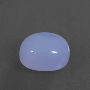 3.55캐럿 천연 라벤더 블루 칼세도니, 투명한, 10×8.2 mm, 투명/반투명