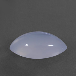 3.10캐럿 천연 라벤더 블루 칼세도니, 투명한, 14.1×7.3 mm, 투명/반투명