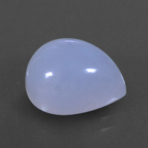 5.47캐럿 천연 라벤더 블루 칼세도니, 투명한, 12×9.8 mm, 투명/반투명