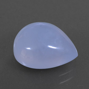 4.63캐럿 천연 라벤더 블루 칼세도니, 투명한, 12×10 mm, 투명/반투명