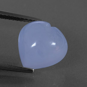 4.80캐럿 천연 라벤더 블루 칼세도니, 투명한, 11.1×11 mm, 투명/반투명
