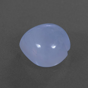 4.80캐럿 천연 라벤더 블루 칼세도니, 투명한, 11.1×11 mm, 투명/반투명