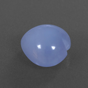 4.67캐럿 천연 라벤더 블루 칼세도니, 투명한, 11.2×11 mm, 투명/반투명