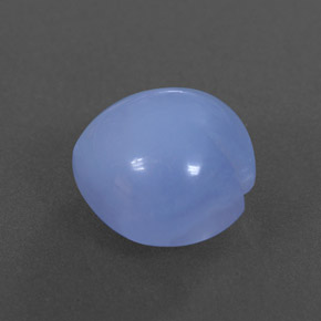 5.58캐럿 천연 라벤더 블루 칼세도니, 투명한, 11.1×11.1 mm, 투명/반투명