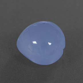 5.75캐럿 천연 라벤더 블루 칼세도니, 투명한, 11×11 mm, 투명/반투명
