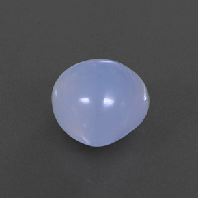 4.27캐럿 천연 라벤더 블루 칼세도니, 투명한, 10×9.8 mm, 투명/반투명