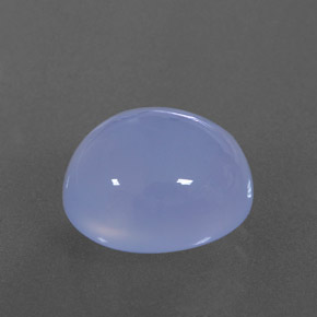 5.65캐럿 천연 라벤더 블루 칼세도니, 투명한, 11.5×10 mm, 투명/반투명