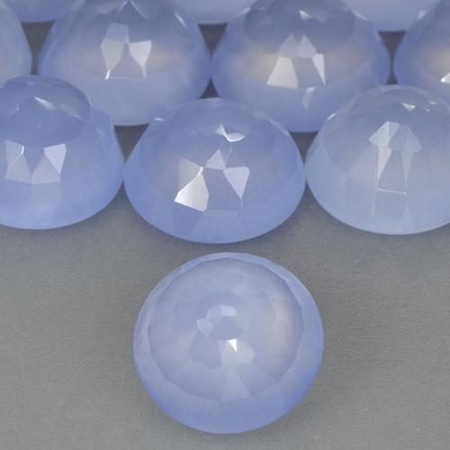 2.62캐럿 천연 자줏빛을 띤 파란색 옥수, 둥근, 투명한