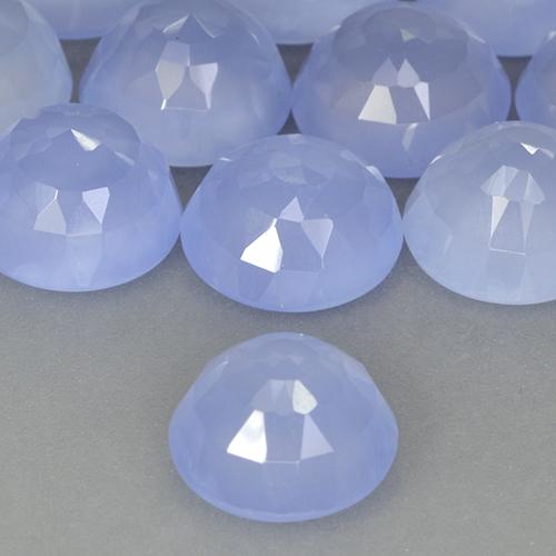 2.62캐럿 천연 자줏빛을 띤 파란색 옥수, 둥근, 투명한