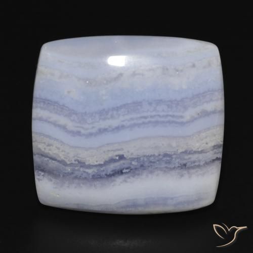 24.82ct 자연스러운 밝은 하늘색 옥수, 방석, 불투명체