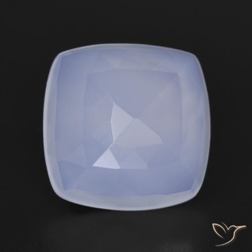 6.05ct 자연스러운 라이트 바이올렛 옥수, 방석, 투명한