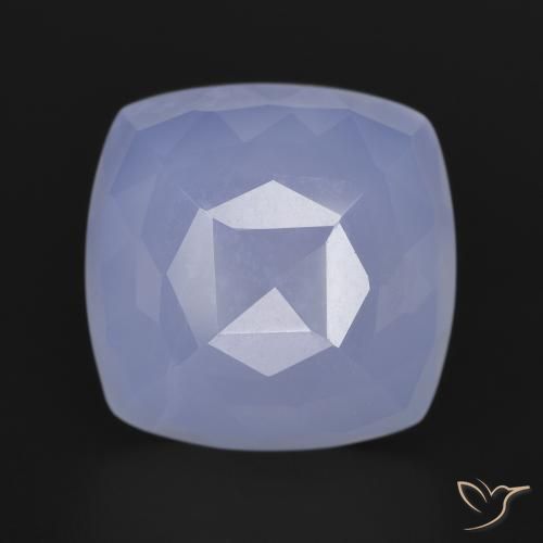9.35ct 자연스러운 미디엄 바이올렛 옥수, 방석, 투명한