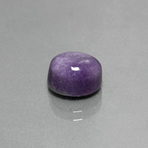 2.51캐럿 천연 바이올렛 차로아이트, 타원형 컷, 8.8×6.7 mm, 불투명체