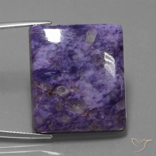 54.21ct 자연스러운 미디엄 바이올렛 차로아이트, 바게트, 불투명체