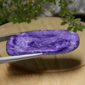 29.45캐럿 천연 미디엄 다크 바이올렛 차로아이트, 멋진 모양, 불투명체