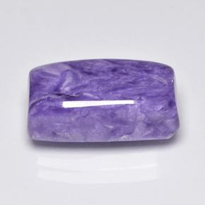 8.88캐럿 천연 바이올렛 차로아이트, 바게트, 16.5×9 mm, 불투명체
