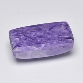 8.88캐럿 천연 바이올렛 차로아이트, 바게트, 16.5×9 mm, 불투명체