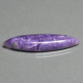 8.00캐럿 천연 바이올렛 차로아이트, 마퀴즈, 32.6×8.1 mm, 투명한