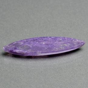 8.00캐럿 천연 바이올렛 차로아이트, 마퀴즈, 32.6×8.1 mm, 투명한