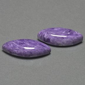 16.62캐럿 천연 바이올렛 차로아이트 보석, 마퀴즈, 23.2×9 mm, 불투명체