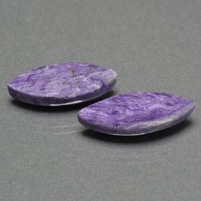 16.62캐럿 천연 바이올렛 차로아이트 보석, 마퀴즈, 23.2×9 mm, 불투명체