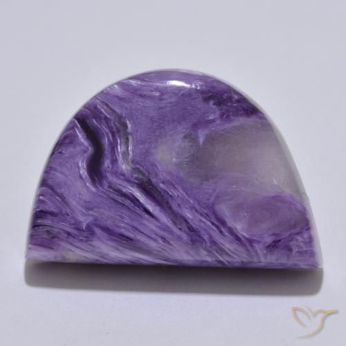 16.25ct 자연스러운 다크 바이올렛 차로아이트, 팬시한, 불투명체