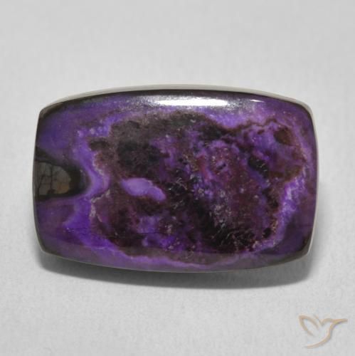 13.27ct 자연스러운 Medium Dark-Violet 차로아이트, 방석, 불투명체