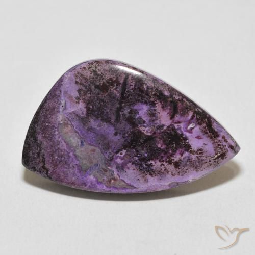 27.82ct 자연스러운 미디엄 딥 바이올렛 차로아이트, 팬시한, 불투명체