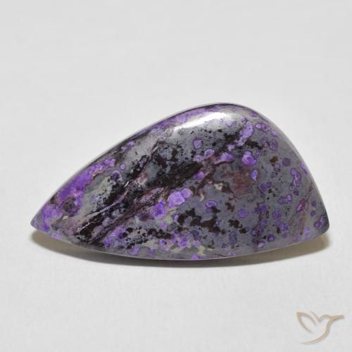 18.98ct 자연스러운 모브 바이올렛 차로아이트, 팬시한, 불투명체