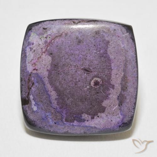 23.80ct 자연스러운 모브 바이올렛 차로아이트, 방석, 불투명체