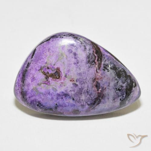 19.44ct 자연스러운 라이트 퍼플 바이올렛 차로아이트, 팬시한, 불투명체