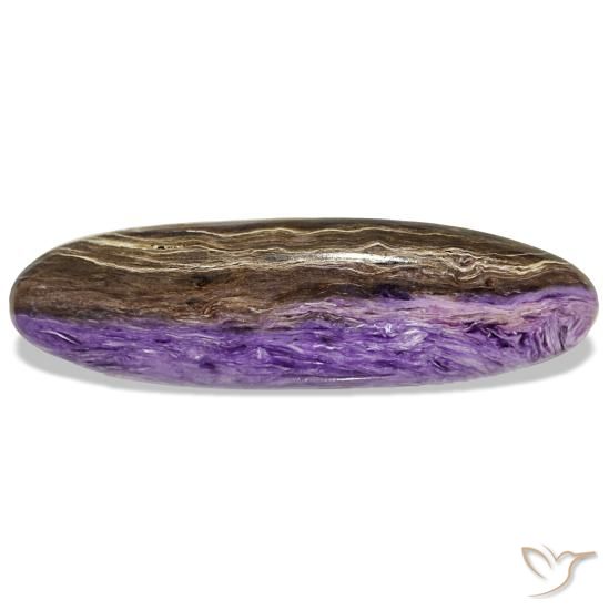 14.78ct 바이올렛 차로아이트, 오벌, 불투명체