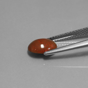 1.04캐럿 천연 멀티컬러 초콜릿 오팔, 타원형 컷, 9.1×7.1 mm, 불투명체