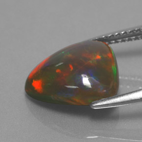 2.59캐럿 천연 다색 초콜릿 오팔, 멋진 모양, 불투명체